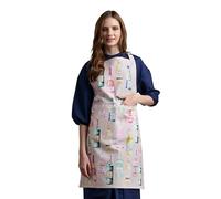 Maison d' Hermine Grembiule da donna in 100% cotone, con tasca, da cucina, da cuoco, da uomo, per cucina, giardinaggio, cameriera, cameriera