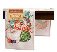 Maison d' Hermine Lumina Runner da tavola in 100% cotone per feste, cene, vacanze, cucina, giorno del Ringraziamento, Natale (50cm x 150cm)