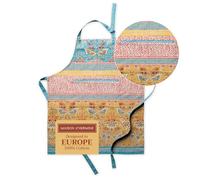Maison d' Hermine Marquise Grembiule da cucina 100% cotone, 1 pezzo, con collo regolabile e tasca centrale nascosta, cravatte lunghe per donne/uomini Cucinare Primavera/Estate (70cm x 85cm)