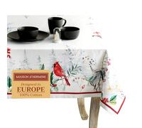 Maison d' Hermine Morzine - Tovaglia in 100% cotone per cucina, decorazione da tavolo, feste, matrimoni, Ringraziamento, Natale, 140cm x 180cm)