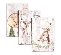 Maison d' Hermine Mountain Life - Canovaccio da cucina, in 100% cotone, multiuso, morbido e assorbente, salvietta, strofinaccio da bar, per Natale e giorno del Ringraziamento (50cm x 70cm)