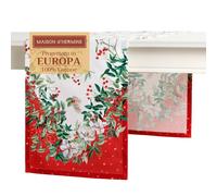 Maison d' Hermine Noel Runner da tavola in 100% cotone per feste, cene, vacanze, cucina, giorno del Ringraziamento, Natale (50cm x 150cm)