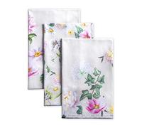 Maison d' Hermine Pivoine 100% cotone Set di 3 asciugamani da cucina multi-purpose | Asciugamani da bar | Primavera/Estate (50 cm x 70 cm)