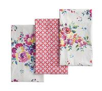 Maison d' Hermine Rose Garden, set di 3 asciugamani da cucina multi-purpose, 100% cotone, asciugamani da bar, primavera/estate (50 cm x 70 cm)