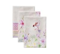 Maison d' Hermine Set di 2 strofinacci da cucina in 100% cotone, 69,8 x 50,8 cm, riutilizzabili, assorbenti, con passante per appendere, per cucina, sala da pranzo, cocktail party primavera/estate