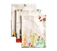 Maison d' Hermine Set di 3 strofinacci da cucina in 100% cotone, 50,8 x 69,8 cm, riutilizzabili, strofinacci assorbenti, con passante per appendere, per cucina, sala da pranzo, Ringraziamento