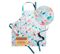 Maison d' Hermine Summer Picnic Grembiule in 100% cotone estivo con collo regolabile e tasca centrale nascosta, (70cm x 85cm)