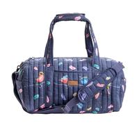 Maison d'Hermine Borsone da viaggio in cotone trapuntato borsa per la notte Bagaglio Weekender Viaggiatori d'affari Viaggi in famiglia, Uccelli su filo, 17.7" x 7.9" x 8.5", Uccelli su filo