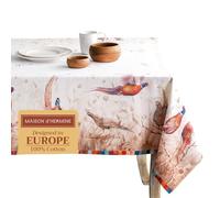 Maison d'Hermine Faisan D'Automne - Tovaglia in 100% cotone per cucina, decorazione da tavolo, feste, matrimoni, Ringraziamento (rettangolo, 140cm x 180cm)