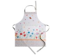 Maison d'Hermine, Grembiule da Cucina 100% Cotone con Collo Regolabile e Tasca Centrale, Lacci Lunghi Donna/Uomo, Primavera/Estate, 15 - Sussurro estivo, 85cm x 70cm