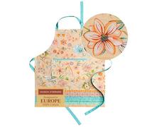 Maison d'Hermine, Grembiule da Cucina 100% Cotone con Collo Regolabile e Tasca Centrale, Lacci Lunghi Donna/Uomo, Primavera/Estate, 11 - Loft di lusso - Pesca, 85cm x 70cm