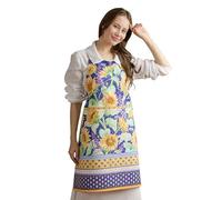 Maison d'Hermine, Grembiule da cucina da donna, 100% cotone, con tasca, per cucina, giardinaggio, cameriera, cameriera, 25 - Giorni del girasole, 27.50"x31.50"