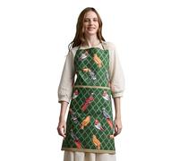 Maison d'Hermine, Grembiule da cucina da donna, 100% cotone, con tasca, per cucina, giardinaggio, cameriera, cameriera, 23 - Uccelli tropicali, 27.50"x31.50"