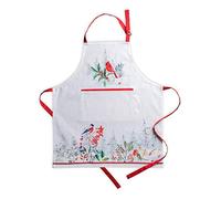 Maison d'Hermine - Grembiule da cucina in 100% cotone con scollo regolabile e tasca centrale, per uomo e donna, adatto per Ringraziamento e Natale, 1 pezzo, 70 x 85 CM