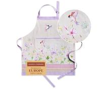 Maison d'Hermine Grembiule da donna in 100% cotone, con tasca, da cucina, da cuoco, da uomo, per cucina, giardinaggio, cameriera, 85cm x 70cm