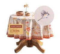 Maison d'Hermine Kelim - Tovaglia 100% Cotone 69" Round Prairie