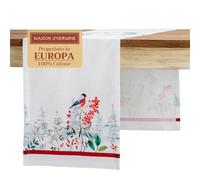 Maison d'Hermine Morzine Runner da tavola in 100% cotone, per feste, cene, vacanze, cucina, giorno del Ringraziamento, Natale (50 cm x 150 cm)