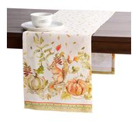Maison d'Hermine Pumpkin Passion, runner da tavola in 100% cotone, per casa, cucina, sala da pranzo, cocktail party, cene in famiglia, matrimonio