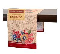 Maison d'Hermine Runner da tavola 100% cotone 150 cm di lunghezza per decorazioni natalizie casa cucina sala da pranzo festa matrimonio festa di nozze (Kalahari, 50 cm x 150 cm)