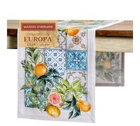 Maison d'Hermine Runner da tavolo in 100% cotone, lunghezza 150 cm, per casa, cucina, sala da pranzo, feste, matrimoni, Decorazioni pasquali (50 cm x 150 cm)