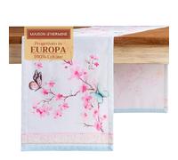 Maison d'Hermine Runner da tavolo in 100% cotone, lunghezza 150 cm, per casa, cucina, sala da pranzo, feste, matrimoni, Primavera Estate (Blossoms In Spring, 50 cm x 150 cm)