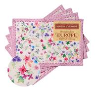 Maison d'Hermine Set di 4 tovagliette in 100% cotone, lavabili e riutilizzabili, per casa, cucina, sala da pranzo, feste, matrimoni, ristoranti, Decorazioni pasquali (33 cm x 48 cm)