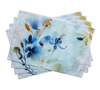 Maison d'Hermine Set di 4 tovagliette in 100% cotone, lavabili e riutilizzabili, per casa, cucina, sala da pranzo, feste, matrimoni, ristoranti, Decorazioni pasquali (33 cm x 48 cm)