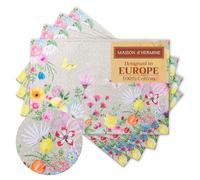 Maison d'Hermine Set di 4 tovagliette in 100% cotone, lavabili e riutilizzabili, per casa, cucina, sala da pranzo, feste, matrimoni, ristoranti, Regali per la festa della mamma (33 cm x 48 cm)