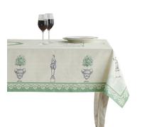 Maison d'Hermine Tovaglia rettangolare, 100% cotone, 220 cm x 160 cm, riutilizzabile, per uso quotidiano, per cene, feste in casa, Primavera Estate (Jardin Du Roy)