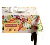 Maison d'Hermine, Tovaglia rettangolare in 100% cotone, per sala da pranzo, casa, hotel, feste e matrimoni, regalo per la festa della mamma (Lumina, 140 x 230 cm)