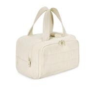 Maison Ginza Cloud Carry Bag, 4-In-1 Puffy Multi-Functional Toiletry Bag, Multifunctional Bag Wide-Mouth and Opening Upright Storage, Dry and Wet Separation, For Essentials, Toiletries (Bianco)