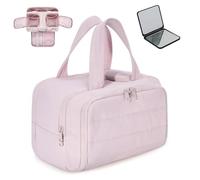 Maison Ginza Cloud Carry Bag, 4 in 1 Puffy Multi-funzionale Toiletry Bag, Convely Wide Mouth Organizer Bag, Dry and Wet Separation, per accessori, essenziali, articoli da toeletta, tempo libero viaggi