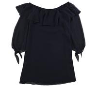 Maison Jules Abito A Maniche Scoperte Con Volant