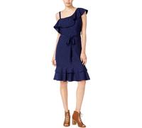 Maison Jules Abito Cocktail A-Line Da Donna A Spalla Scoperta