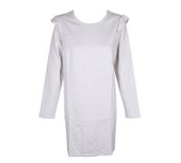 Maison Jules Abito Mini T-Shirt Grigio Chiaro Glitters Con Spalline Ruffle XXL