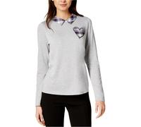 Maison Jules Blusa In Maglia Con Collo A Cuore Per Donna