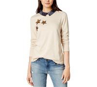 Maison Jules Blusa In Maglia Con Collo E Paillettes Per Donna