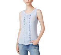 Maison Jules Blusa In Maglia Con Volant, Blu, Piccola