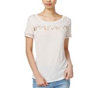 Maison Jules Maglietta Base Con Pizzo, Bianco Sporco, XX-Piccolo