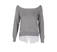 Maison Jules Maglione Grigio Heather A Strati Off-The-Shoulder M