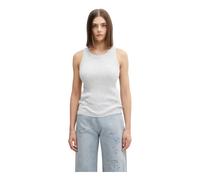 Maison Kitsuné - Baby Fox Fine Rib Knitted Tank Top - - Tops - Donna - Grigio - M