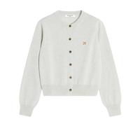Maison Kitsuné - Baby Fox Merino Regular Cardigan - -Knitwear -Donna -Grigio -L