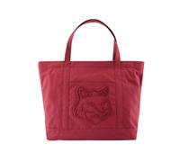 Maison Kitsuné, ,Bags ,Donna ,Rosso ,ONE SIZE Fox Head Large Shopper Bag