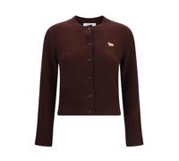 Maison Kitsuné - Cardigan Baby Fox - - Knitwear - Donna - Marrone - L
