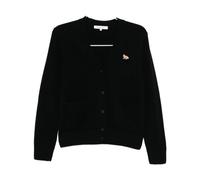 Maison Kitsuné - Cardigan con Bottoni Frontali - -Knitwear -Donna -Nero -S