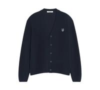 Maison Kitsuné - Cardigan Fox - -Knitwear -Uomo -Blu -XL