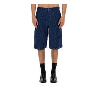 Maison Kitsuné - Denim Workwear Bermuda - - Shorts - Uomo - Blu - W32
