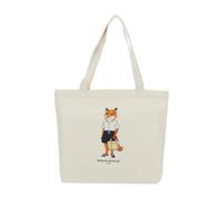 Maison Kitsuné - Dressed Fox Tote - - Bags - Uomo - Bianco - ONE SIZE