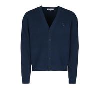 Maison Kitsuné - Elegante Cardigan in Maglia - -Knitwear -Uomo -Blu -M