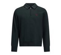 Maison Kitsuné - Felpa con zip e colletto polo Fox Profile - - Sweatshirts & Hoodies - Uomo - Blu - M
